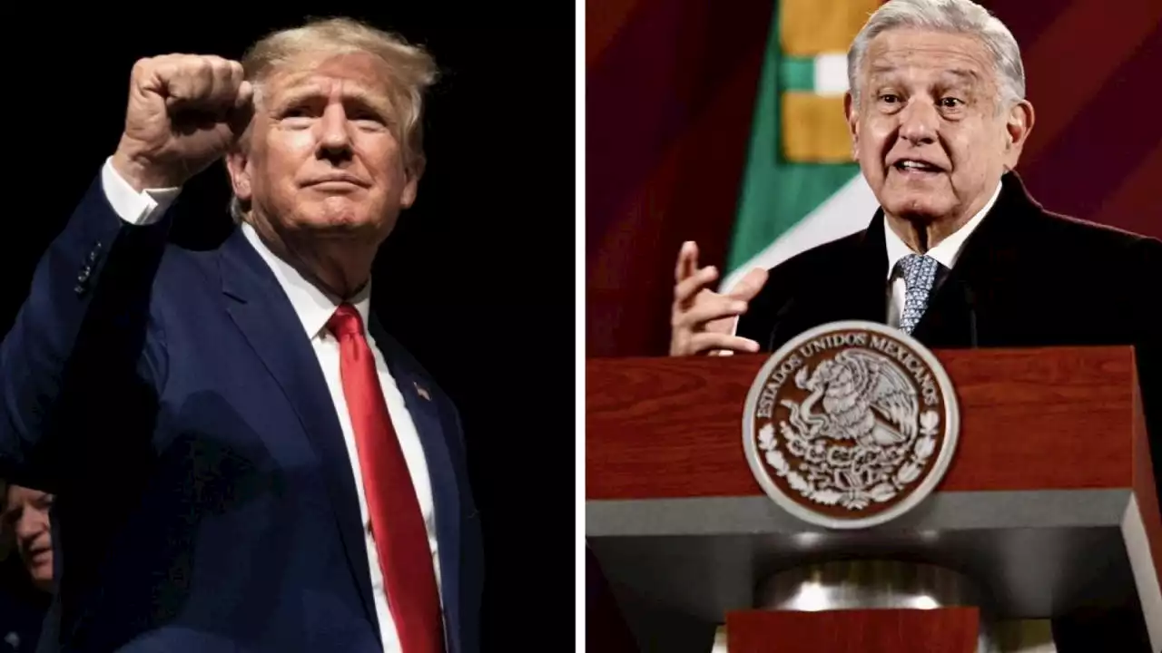 AMLO asegura que la posible detención de Trump busca impedir su candidatura presidencial