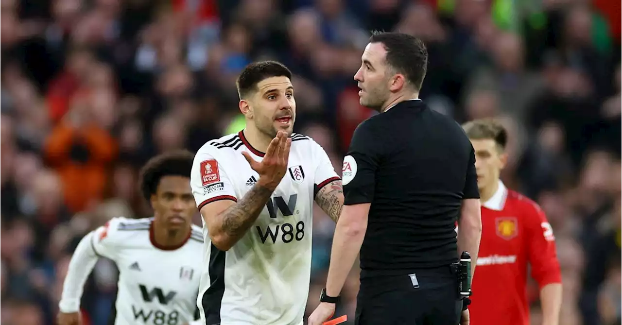 Fulham's coach Silva and striker Mitrovic charged after Man United tie