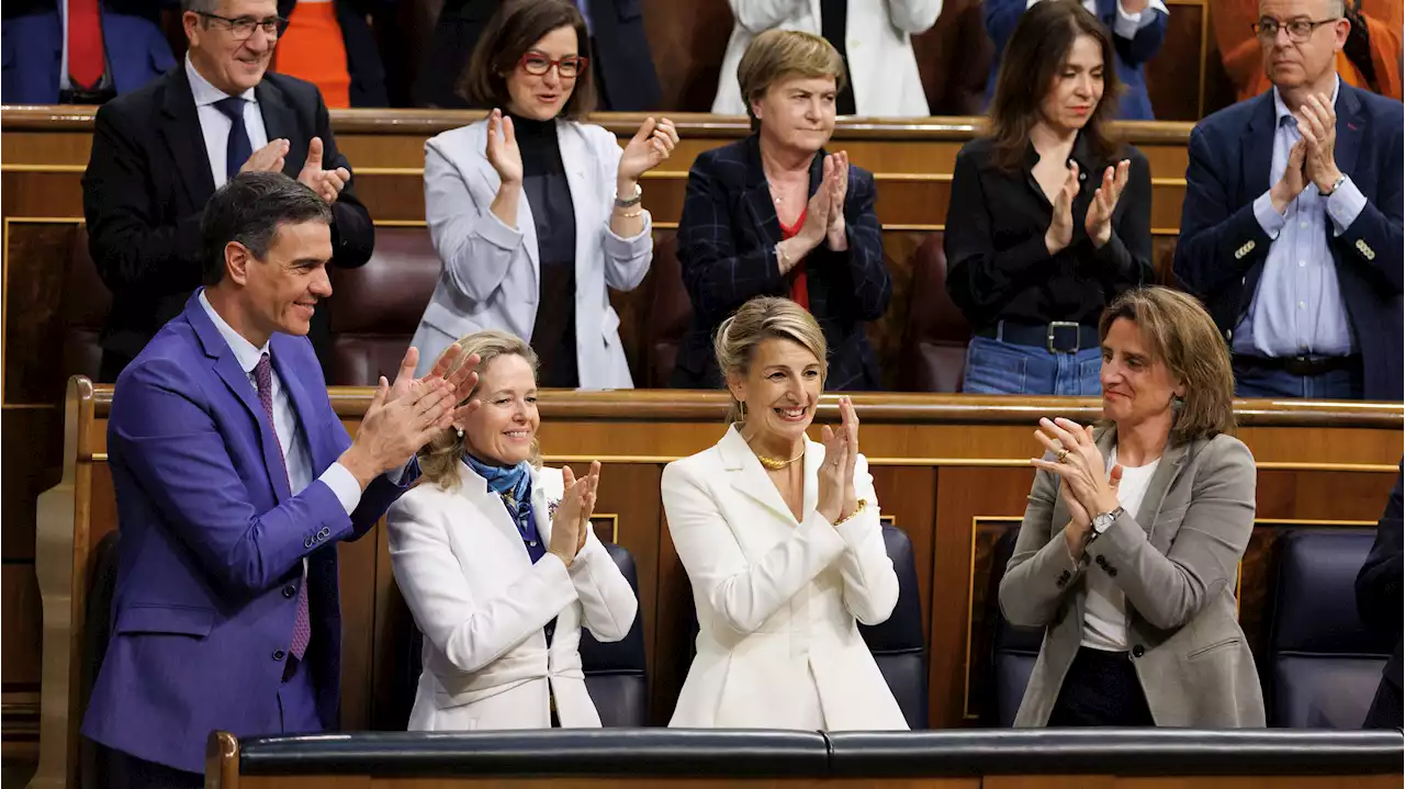 Moción de censura| Sánchez y Díaz reivindican el gobierno de coalición frente a la ultraderecha