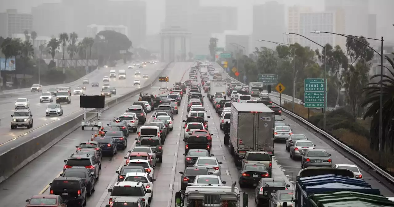 Huge storm packing heavy rain and powerful winds blows into San Diego County