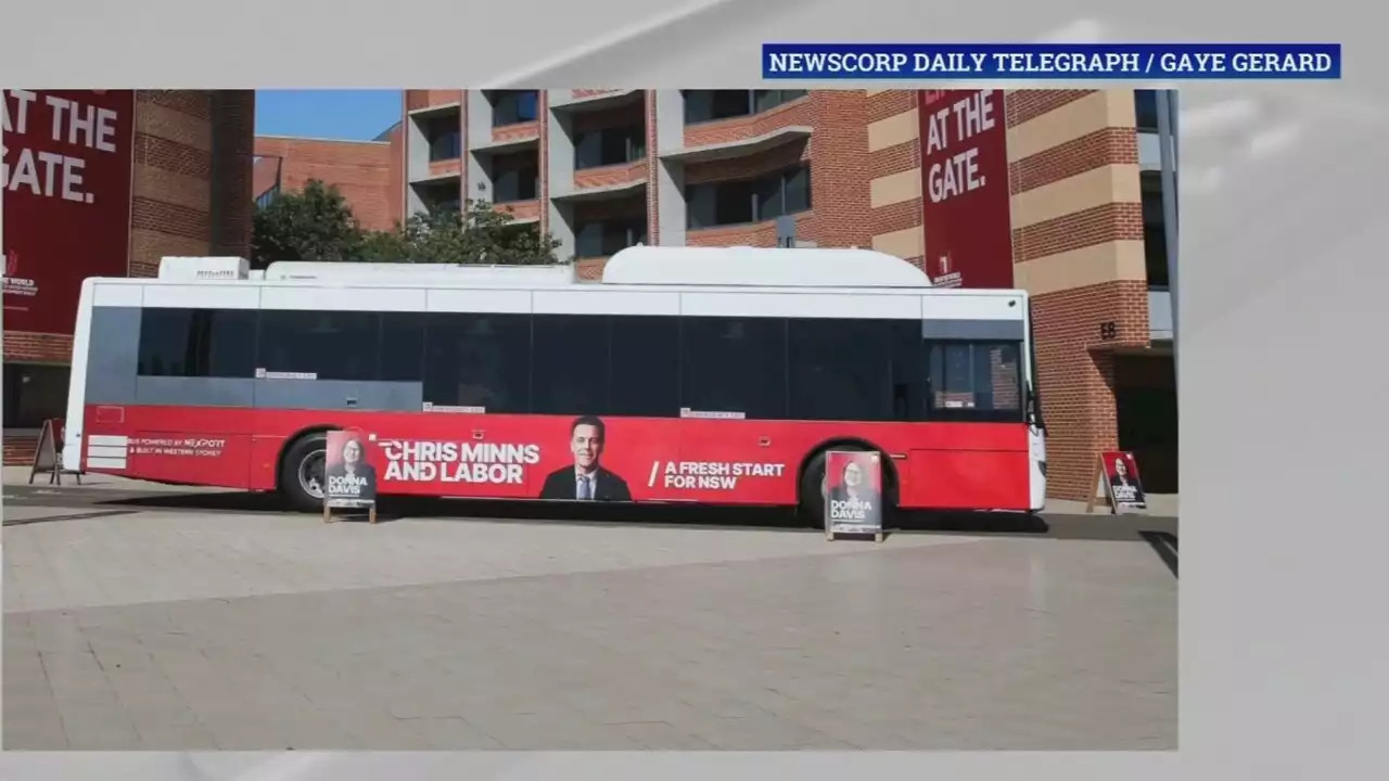 NSW Labor&#8217;s electric campaign bus breaks down