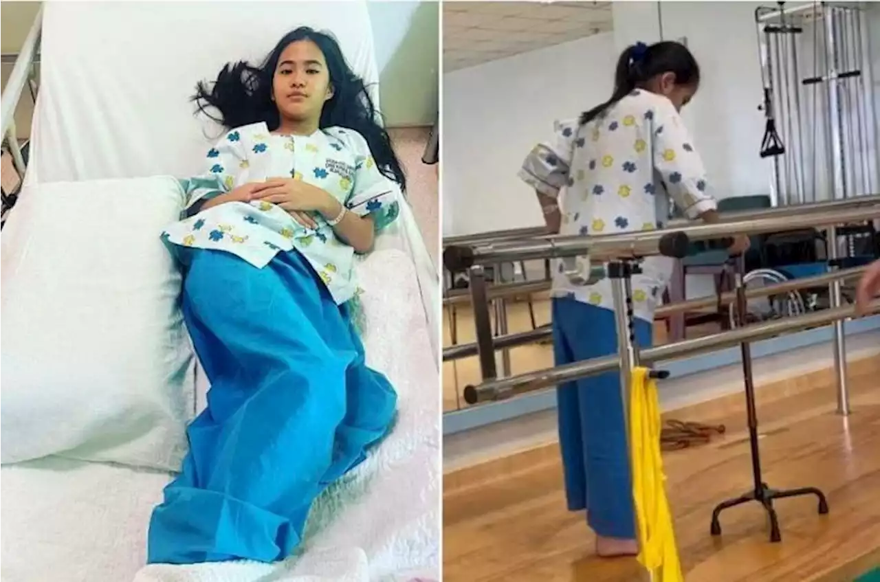 Puteri Rafasya, 12, now able to walk after recovering from prank gone wrong