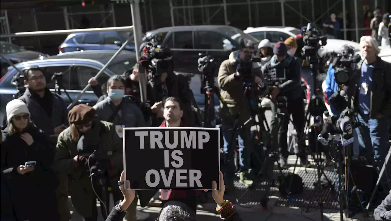 Trump conspiracists fear government 'trap' as barricades and extra CCTV deployed in New York