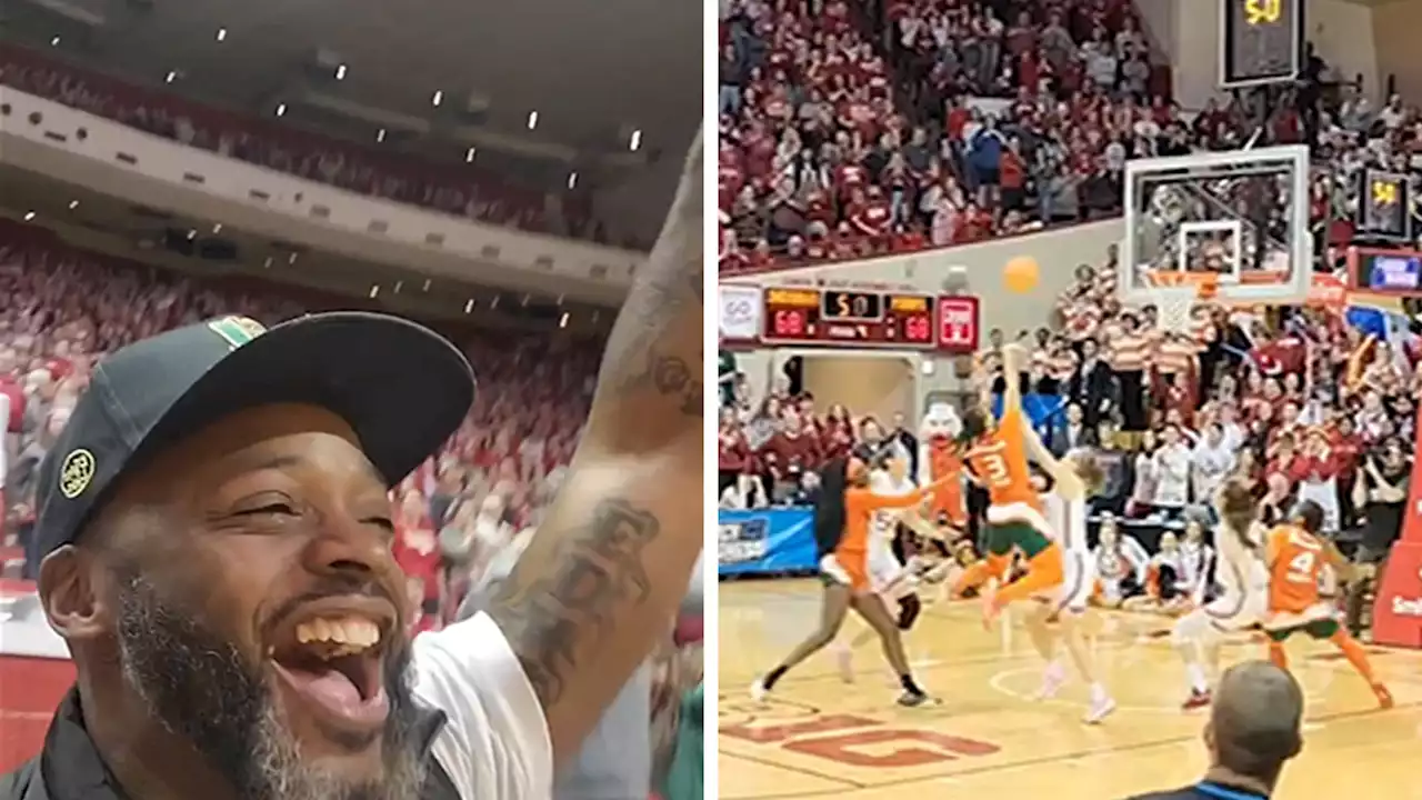 Reggie Wayne Loses His Mind Watching Miami Upset Indiana In Women's NCAA Tournament