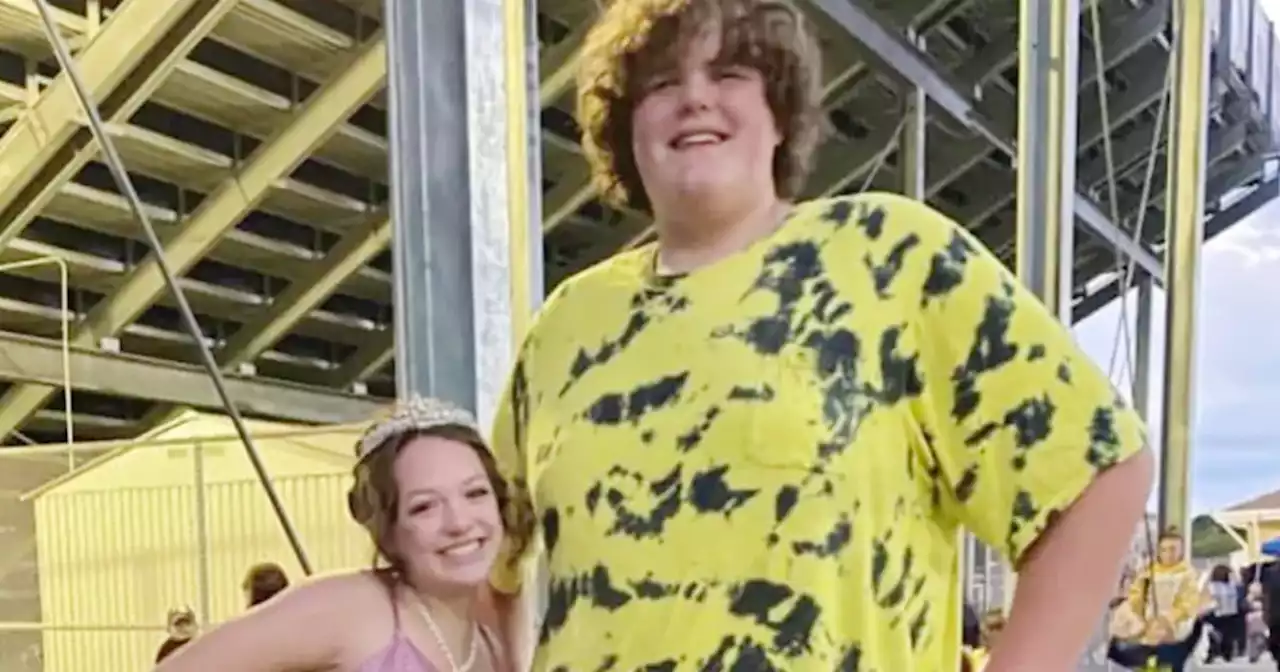 He’s 14 with a size 23 foot. His family has struggled to find him shoes … until now