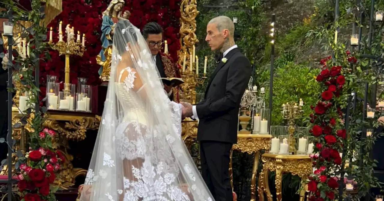 Kourtney Kardashian Barker reveals elaborate design process behind her Dolce & Gabbana wedding dress