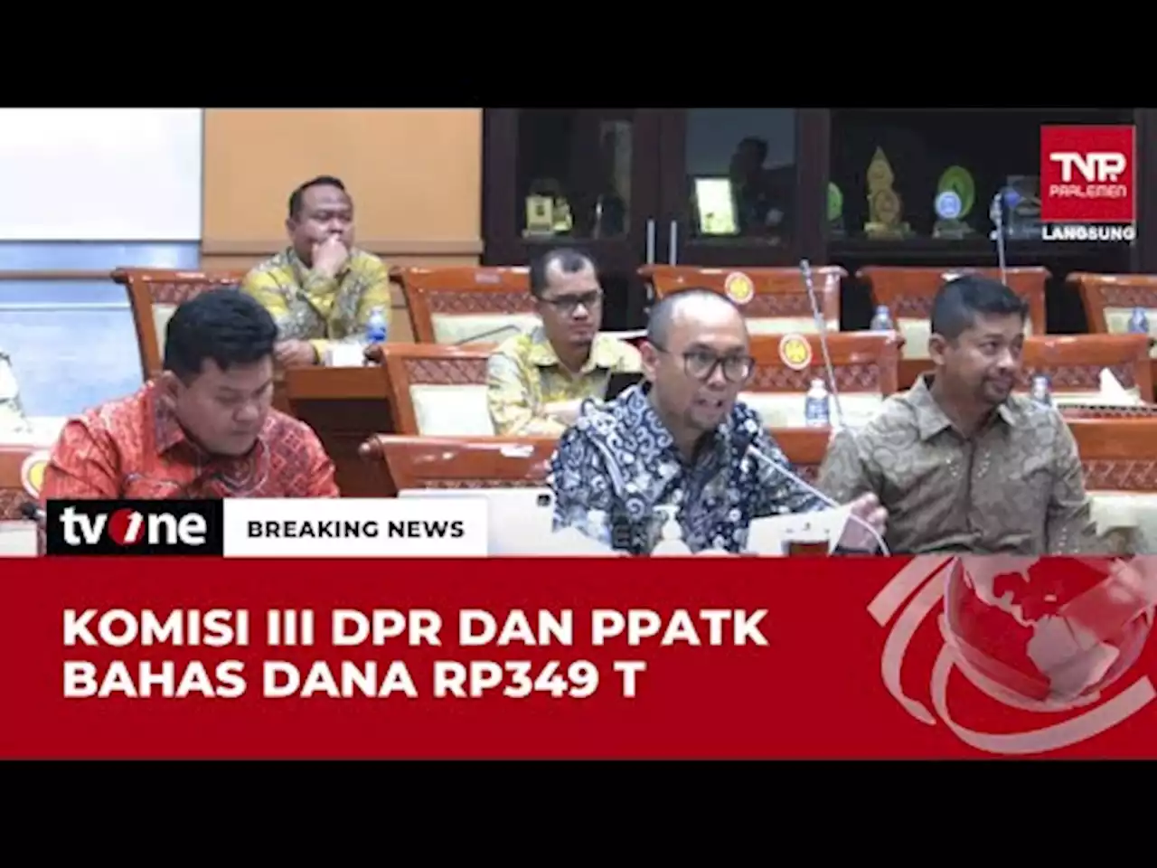 Komisi III dan PPATK Bahas Dana Rp349 T - tvOne