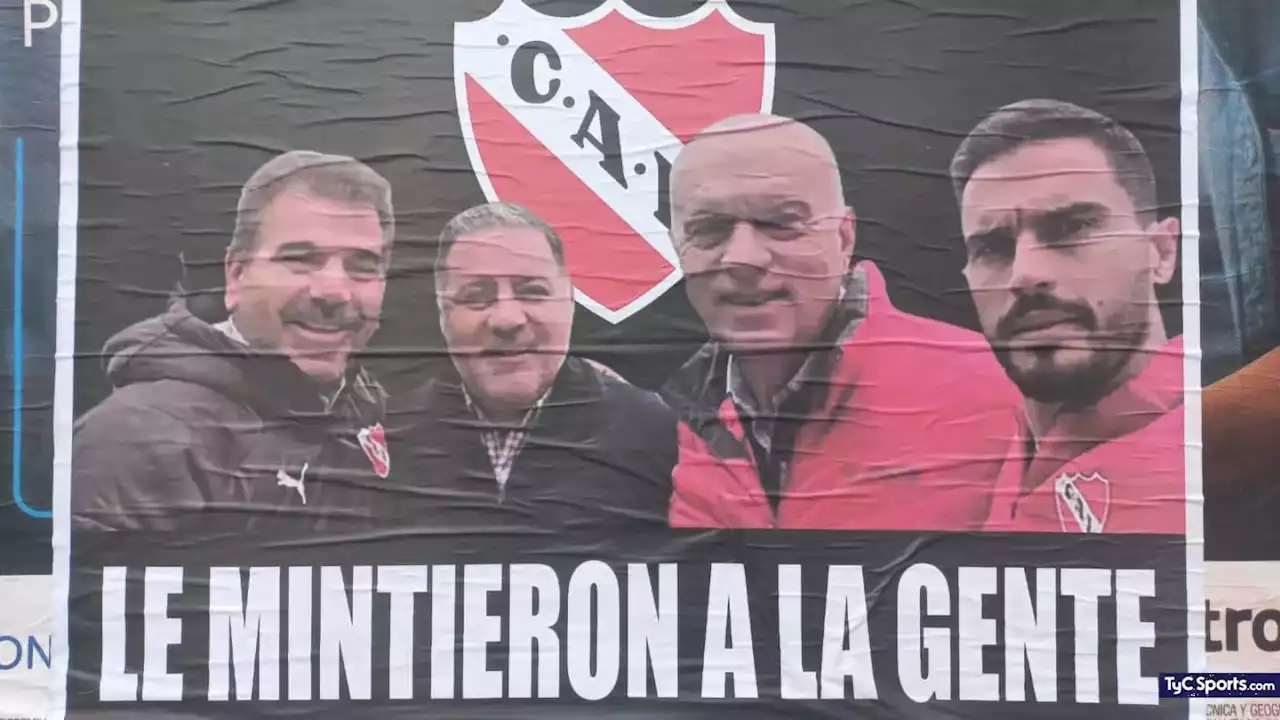 Arde Independiente: otro fuerte cartel contra la dirigencia - TyC Sports