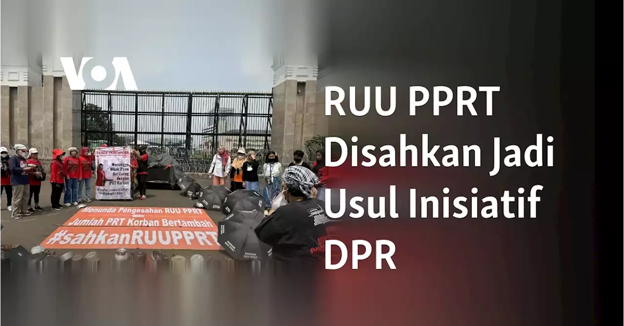 RUU PPRT Disahkan Jadi Usul Inisiatif DPR