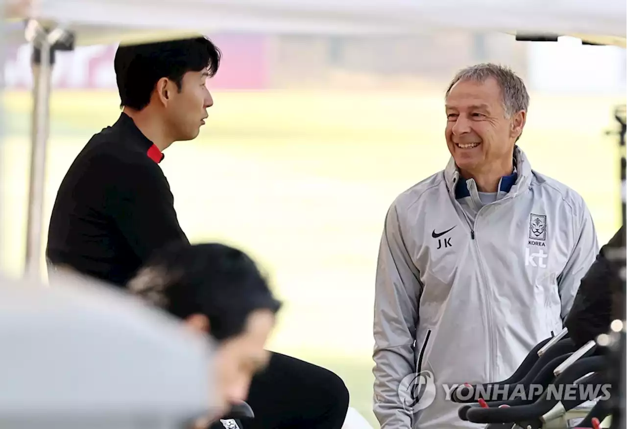 오전에 바빠진 축구대표팀, 클린스만 체제 첫 '비공개 훈련' | 연합뉴스