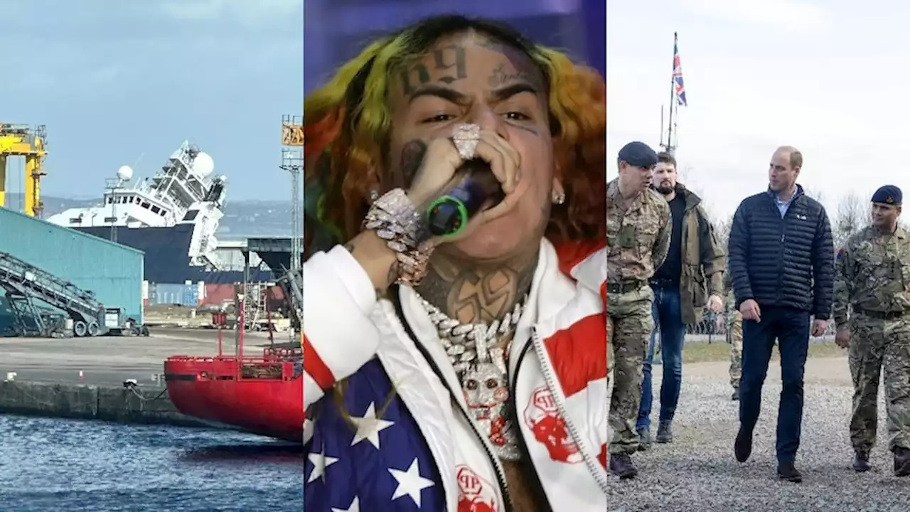 Live: Rapper Tekashi 6ix9ine attacked outside gym, 25 injured as ship tips over, and Prince William visits troops. Catch up with The Loop