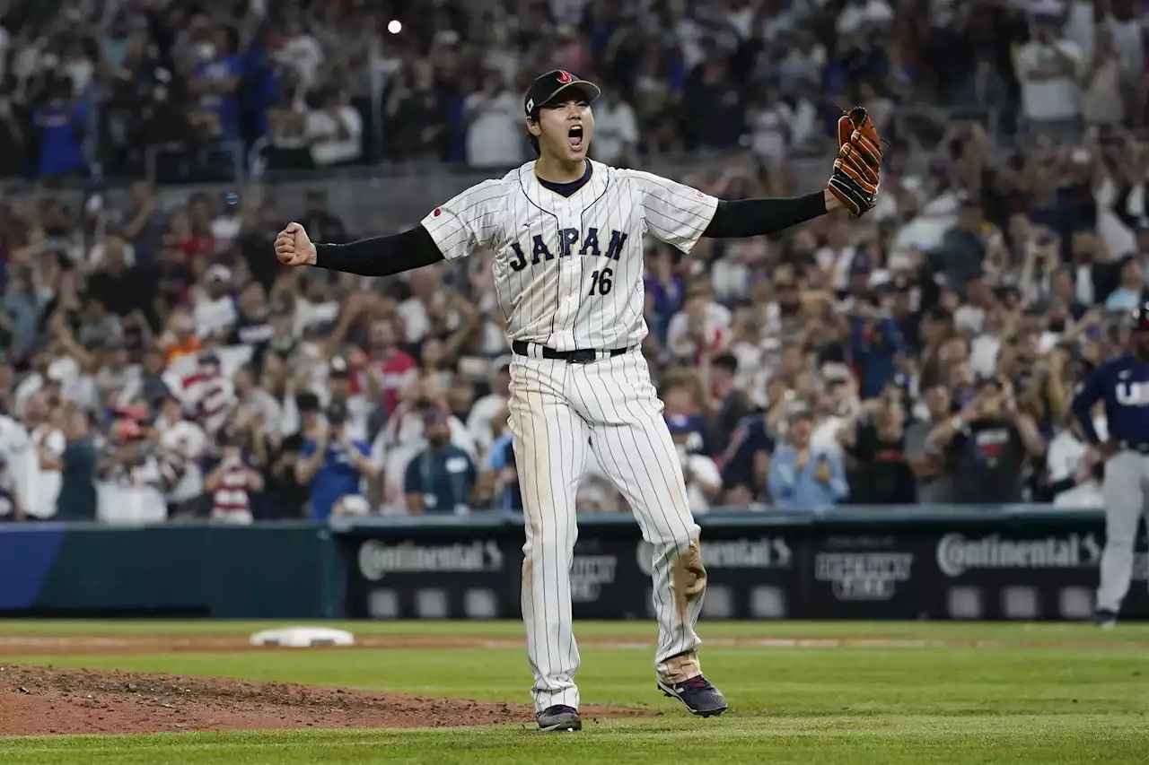 Ohtani fans Trout, Japan tops US 3-2 for WBC championship