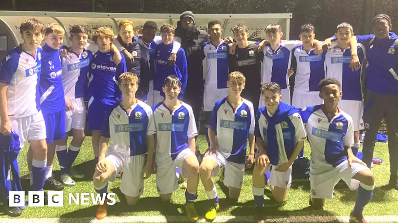 Usain Bolt's surprise visit to Blackburn under-15s match