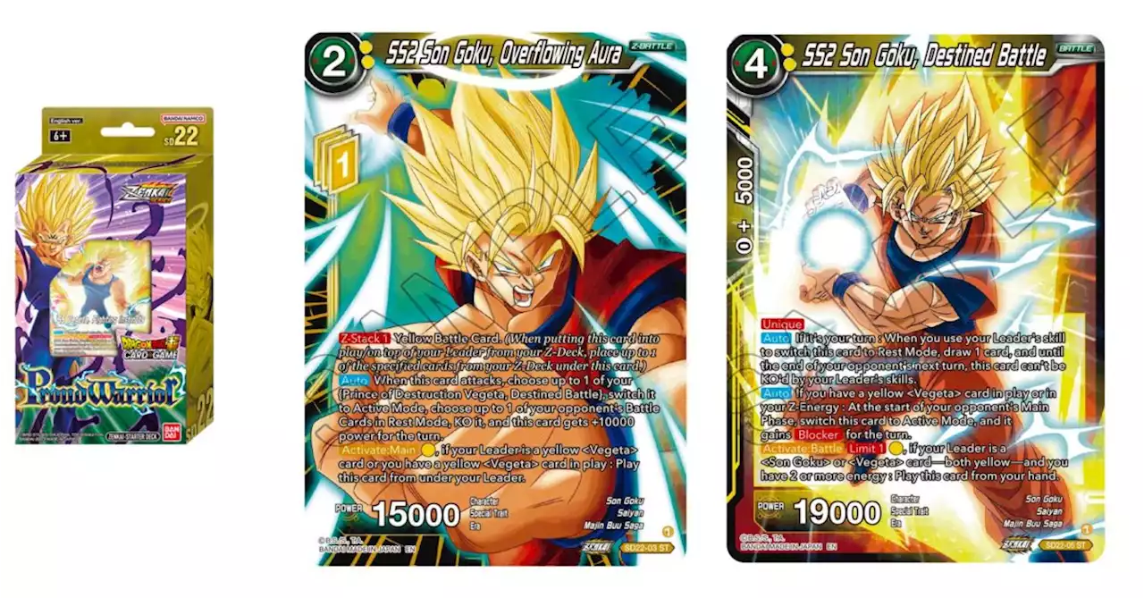 Dragon Ball Super Previews Power Absorbed: Deck SS2 Goku