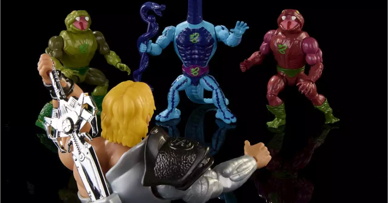 Mattel Debuts Deadly Masters of the Universe Snake Men 4-Pack Bundle