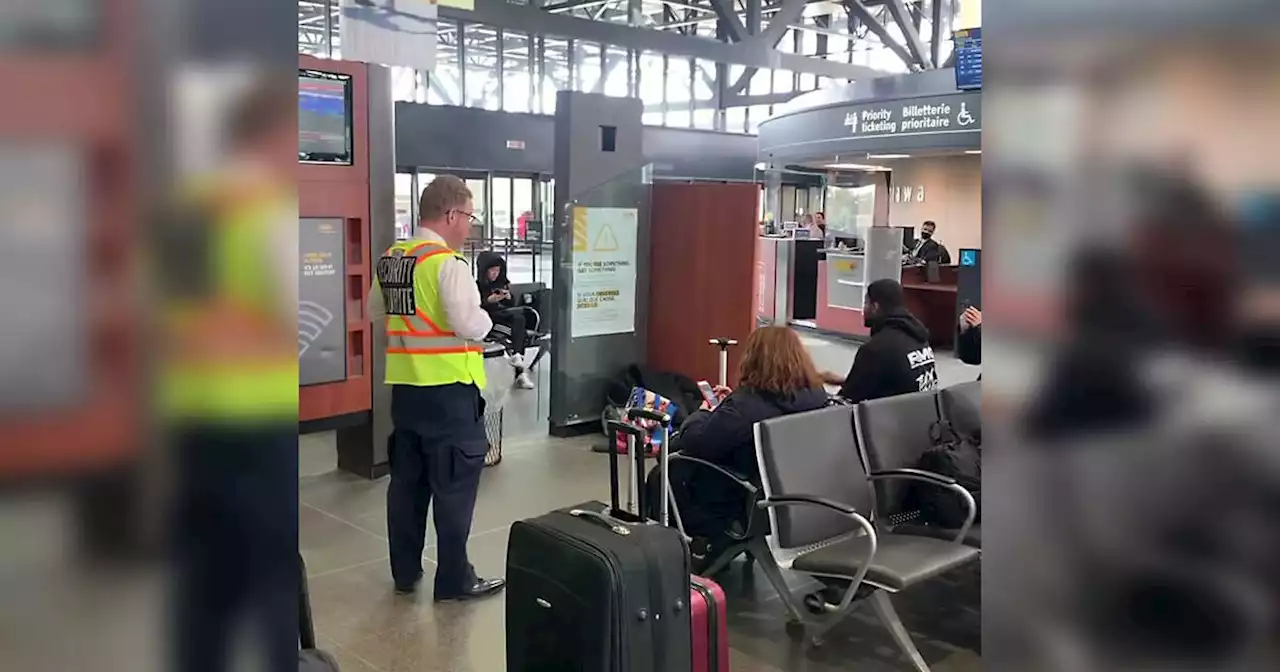 Ontario train passenger told not to pray while waiting in station