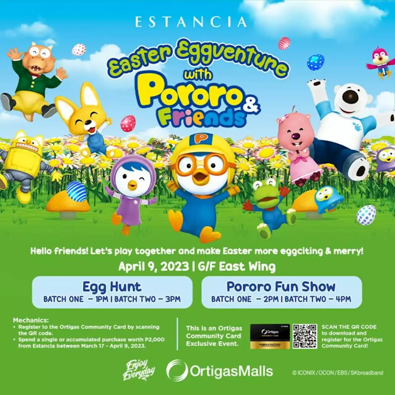 Pororo & Friends is bringing an eggciting Easter Sunday at Estancia Mall | BusinessMirror