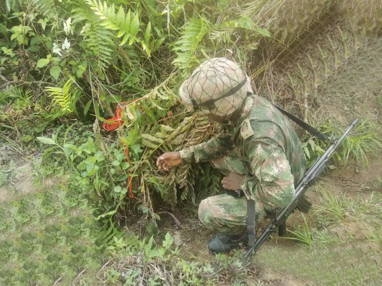 Ejército Nacional destruyó 13 minas antipersona del ELN en Arauca