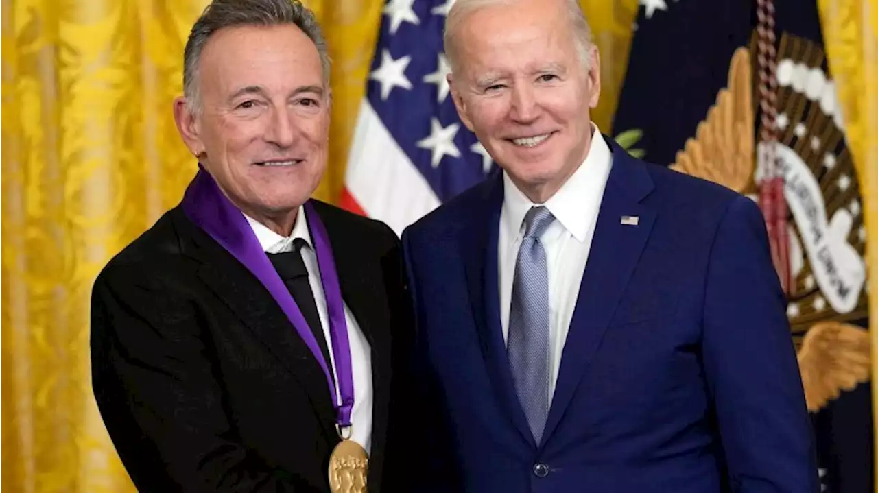 US-Präsident Biden ehrt Springsteen und andere Künstler