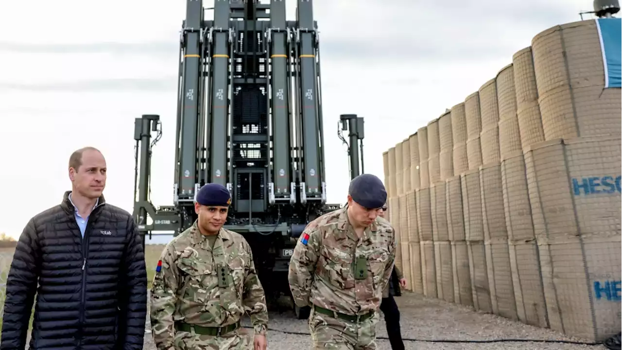 Prince William visits troops in Poland on surprise trip