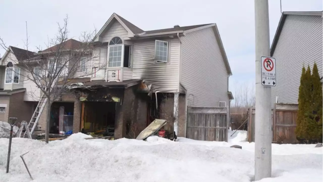 Fire guts garage in Orleans home