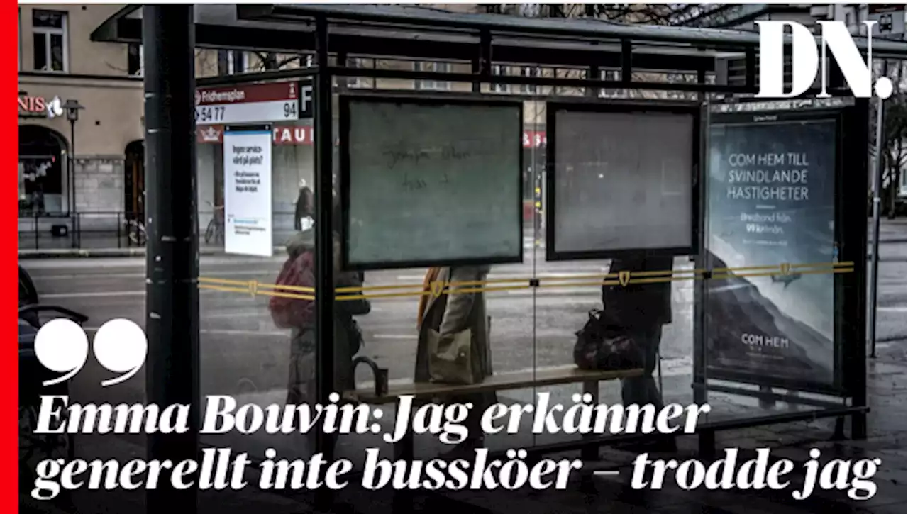 Emma Bouvin: Jag erkänner generellt inte bussköer – trodde jag