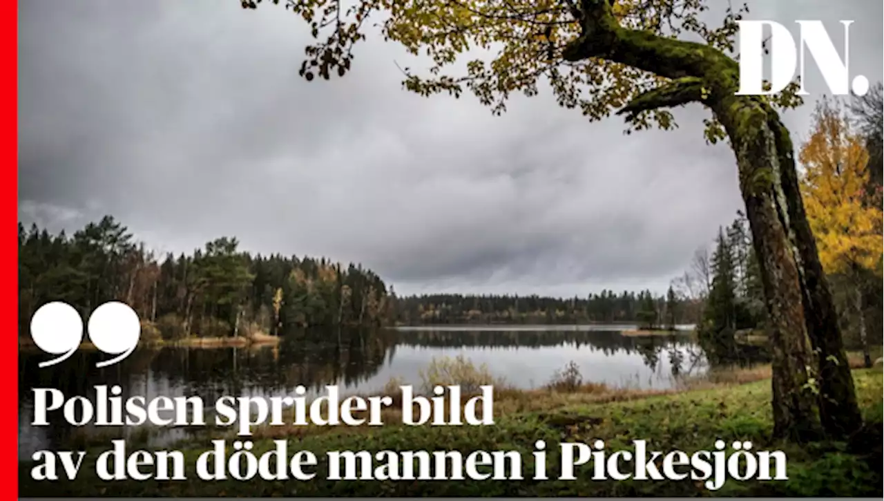 Polisen sprider bild av den döde mannen i Pickesjön