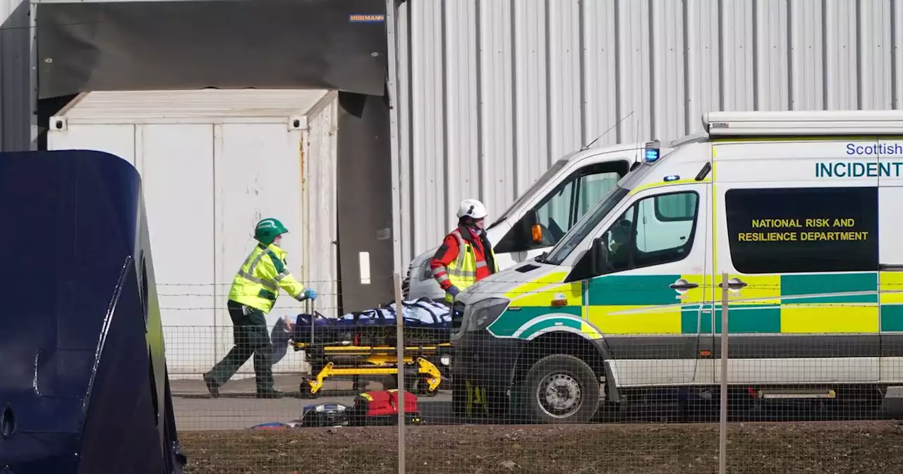 Leith docks incident sees 25 people injured as casualties stretchered from scene