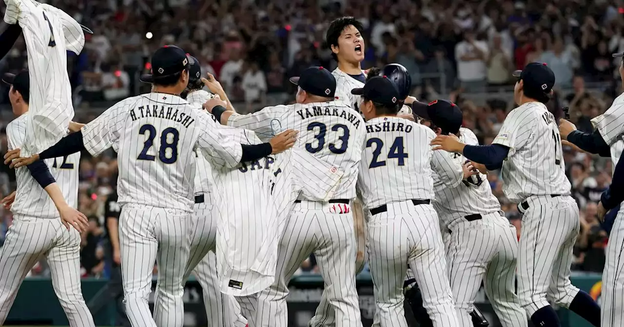 Shohei Ohtani fans Angels’ teammate Mike Trout, leading Japan over U.S. for WBC title