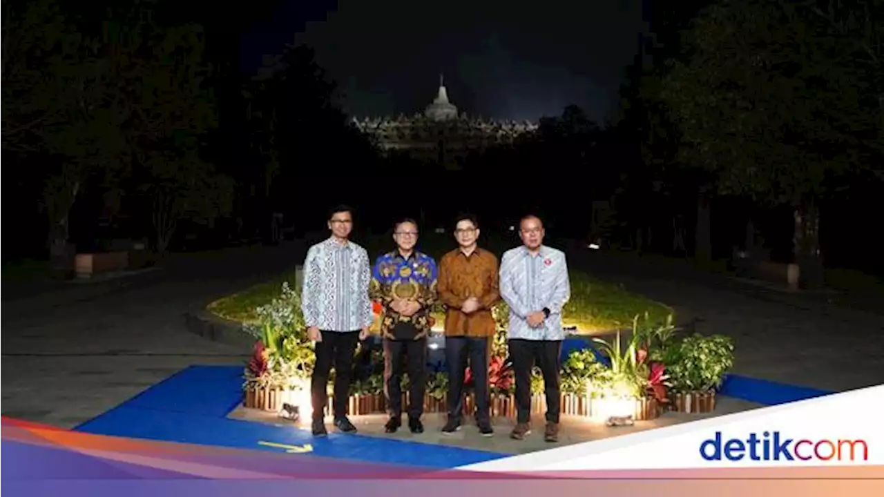 Suasana ASEAN Aconomic Ministers di Candi Borobudur