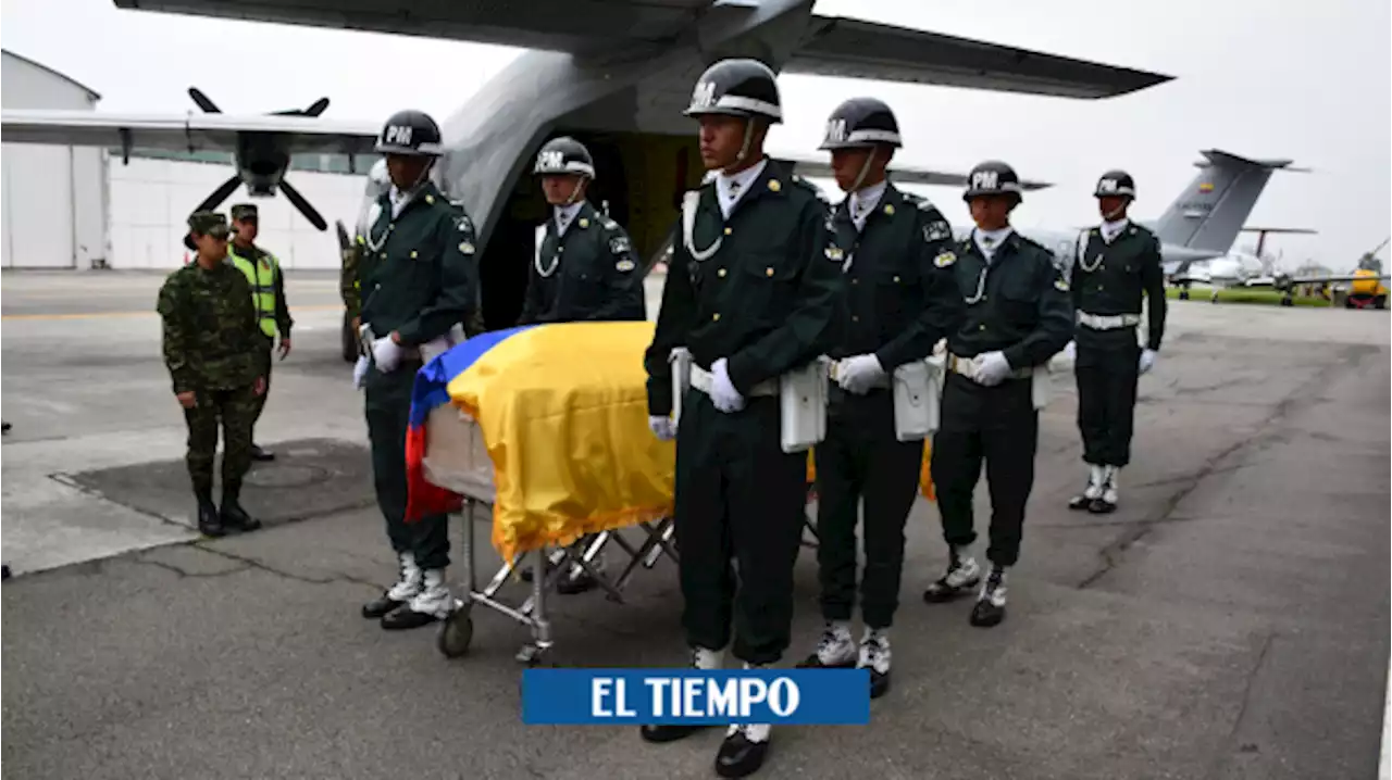 Honores militares: a Cúcuta trasladaron el cuerpo de la teniente Julieth García