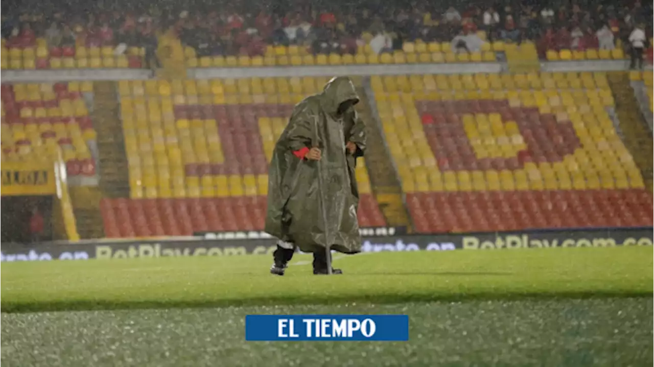 Santa Fe vs. Cali no se pudo jugar por lluvia: reprogramado para el miércoles