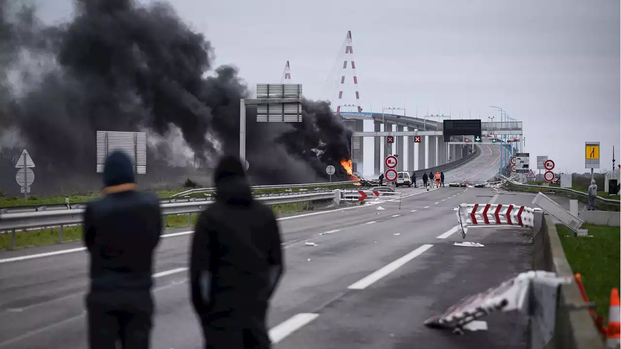 Réforme des retraites : le blocage du pont de Saint-Nazaire est terminé