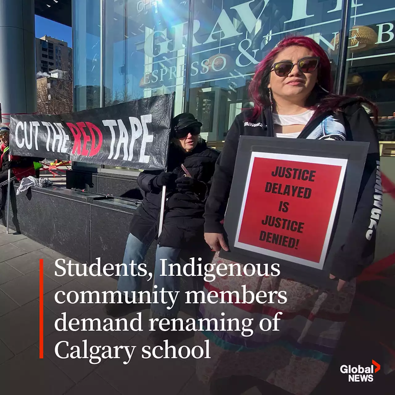 Students, Indigenous community members demand renaming of Calgary school - Calgary | Globalnews.ca