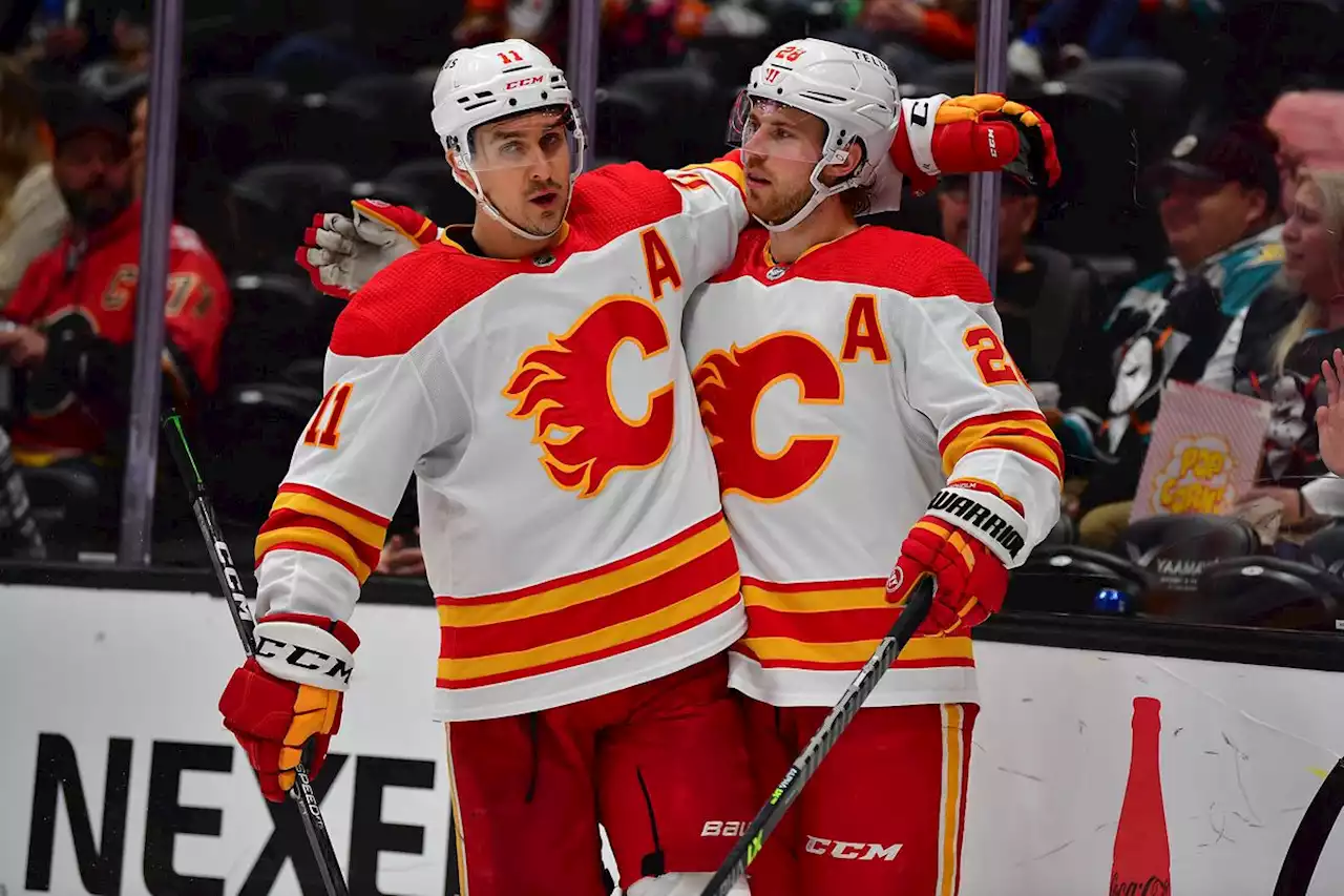 Flames bounce back with 5-1 victory over Ducks