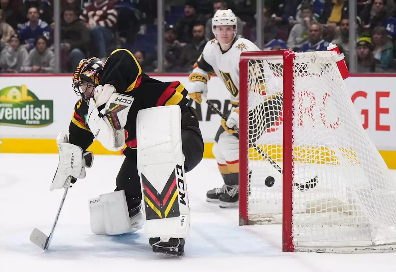 Golden Knights down Canucks 4-3, grab top spot in Western Conference