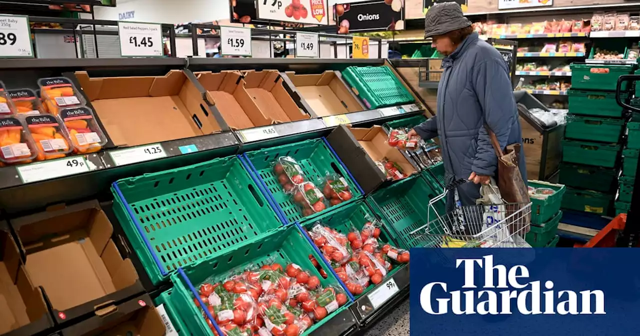 UK inflation rate in surprise rise to 10.4% as salad crisis pushes up prices