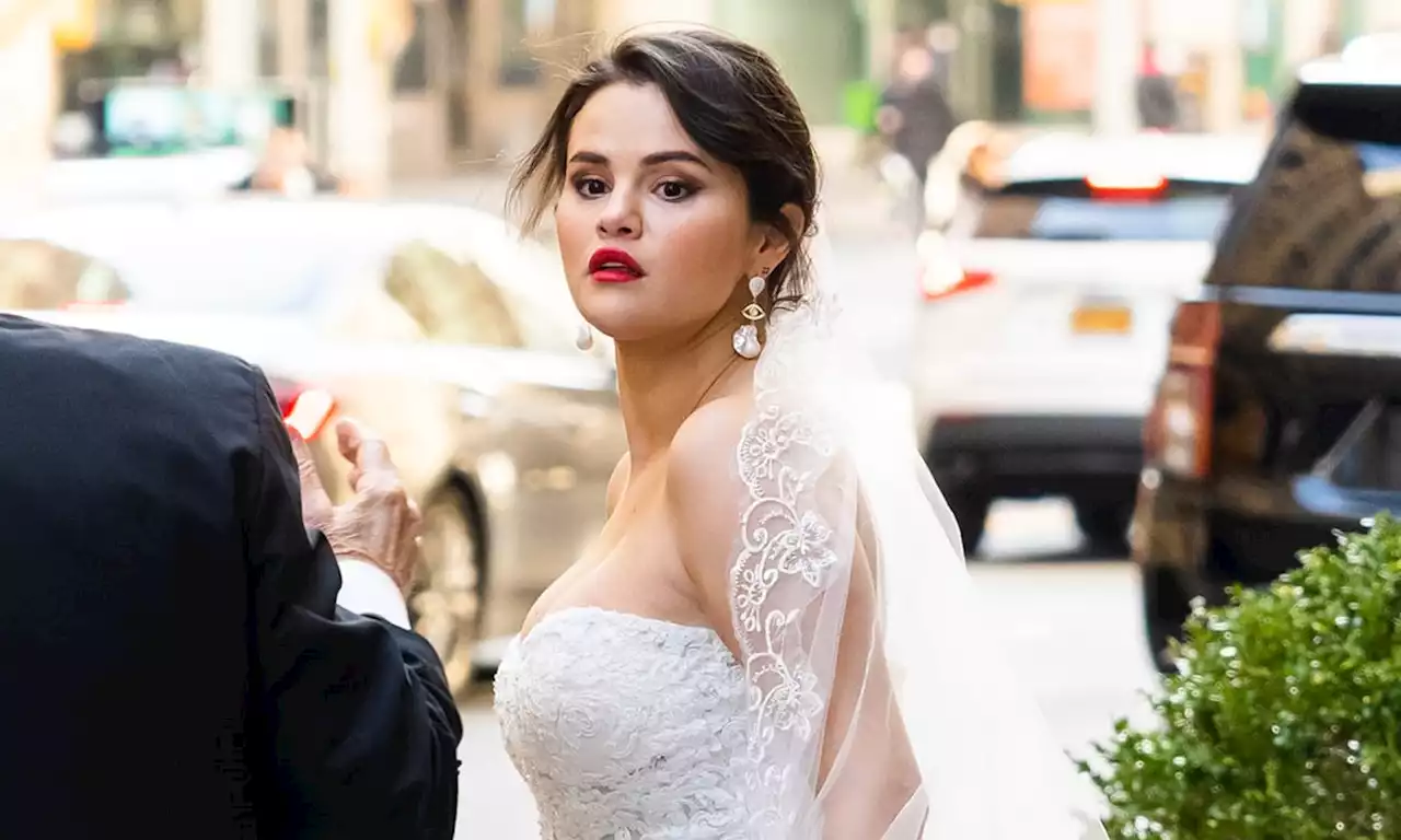 Selena Gomez just wore a wedding dress – but not for the reason you might expect