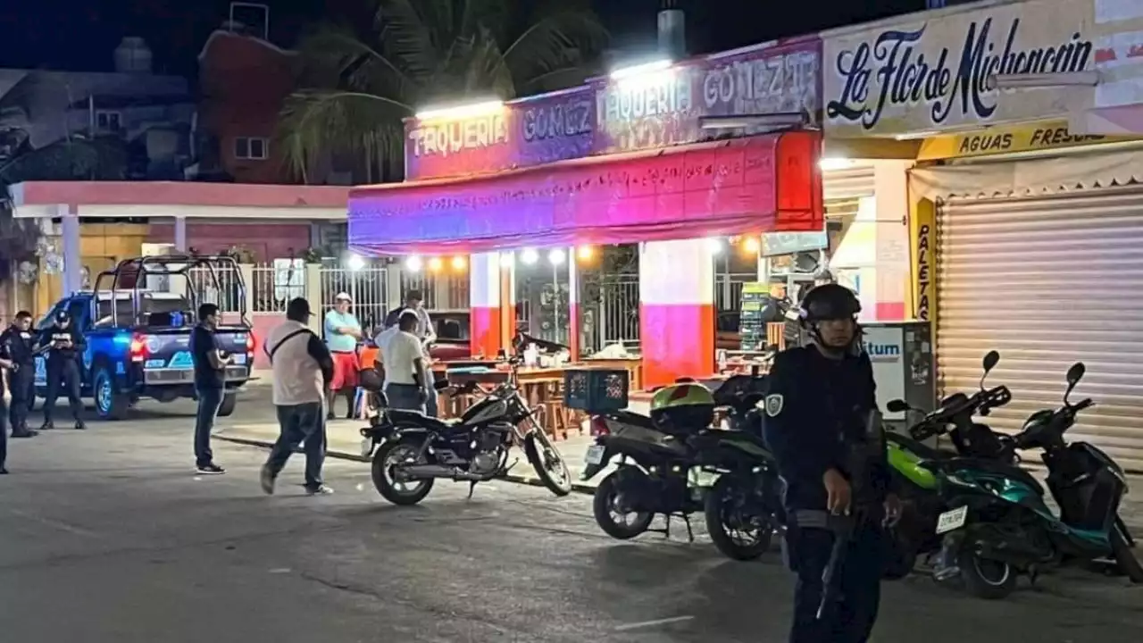 Tragedia en Playa del Carmen: motosicarios disparan a una taquería y matan a un cliente