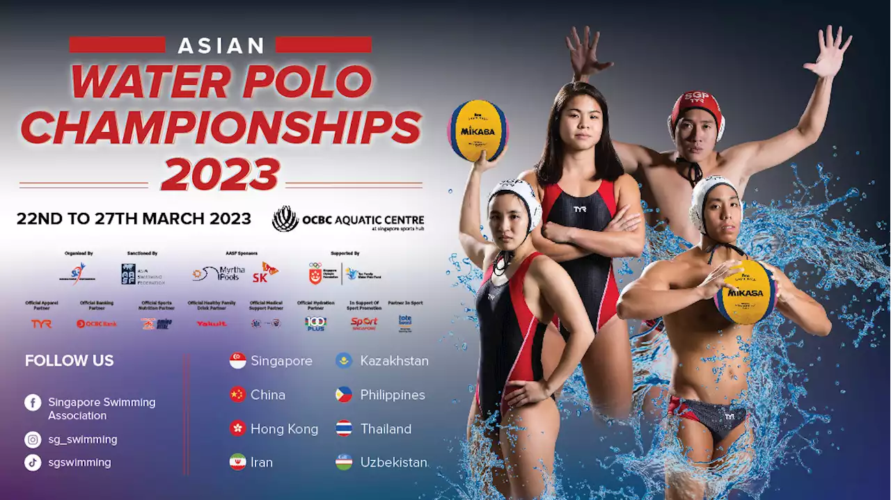 Singapore to host Asian Water Polo Championships from 22-27 March - Singapore News