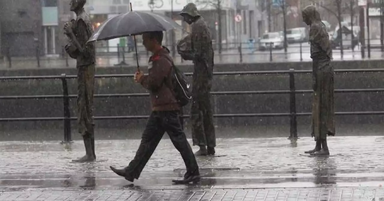 Thundery downpours forecast for one day as heavy rain to continue into next week