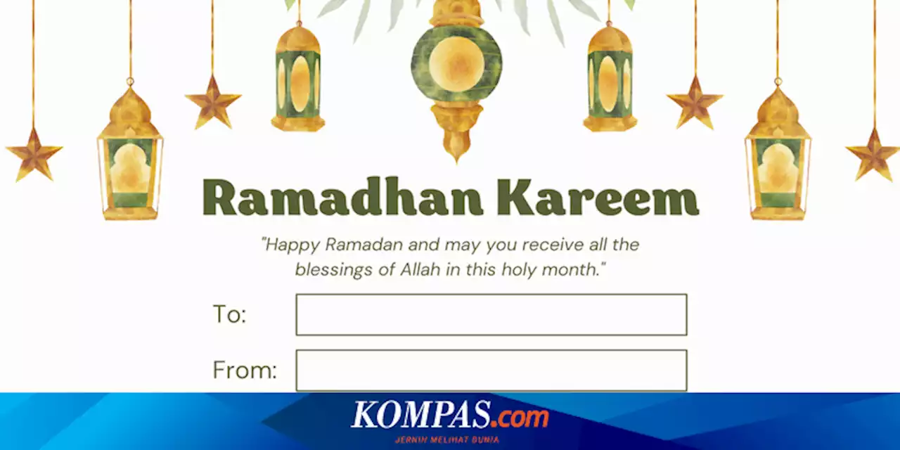 30 Ucapan Menyambut Ramadhan 2023 dalam Bahasa Inggris dan Artinya