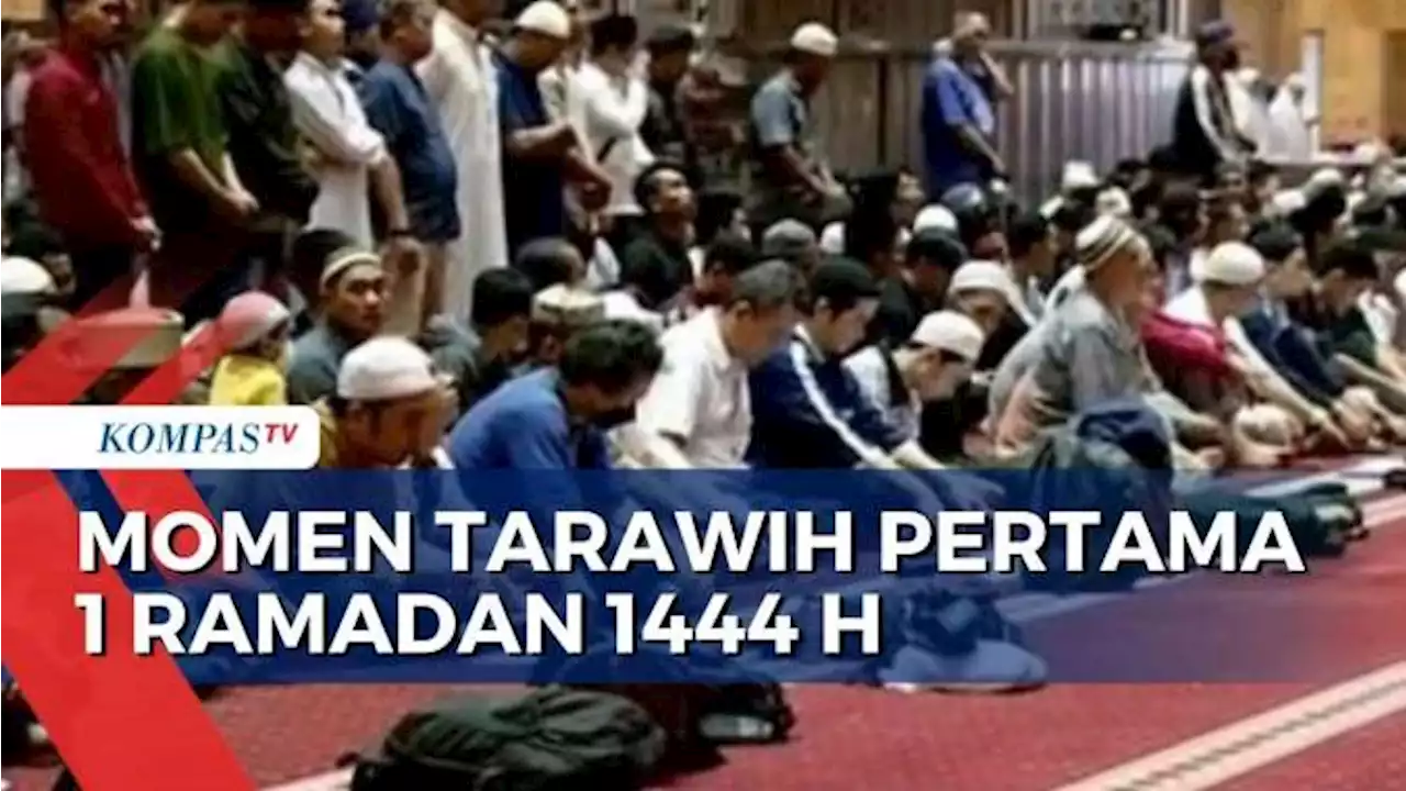 Beginilah Antusias Jemaah Laksanakan Salat Tarawih Perdana di Masjid Istiqlal