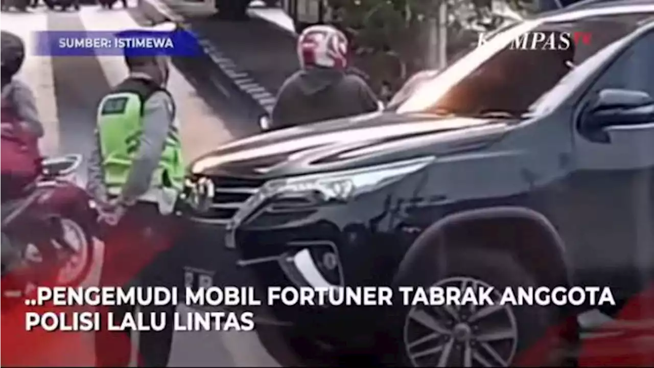 Pengakuan Polisi yang Viral Usai Diseruduk Fortuner: Dia Teriak Nunjuk-nunjuk, Saya Dimaki-maki