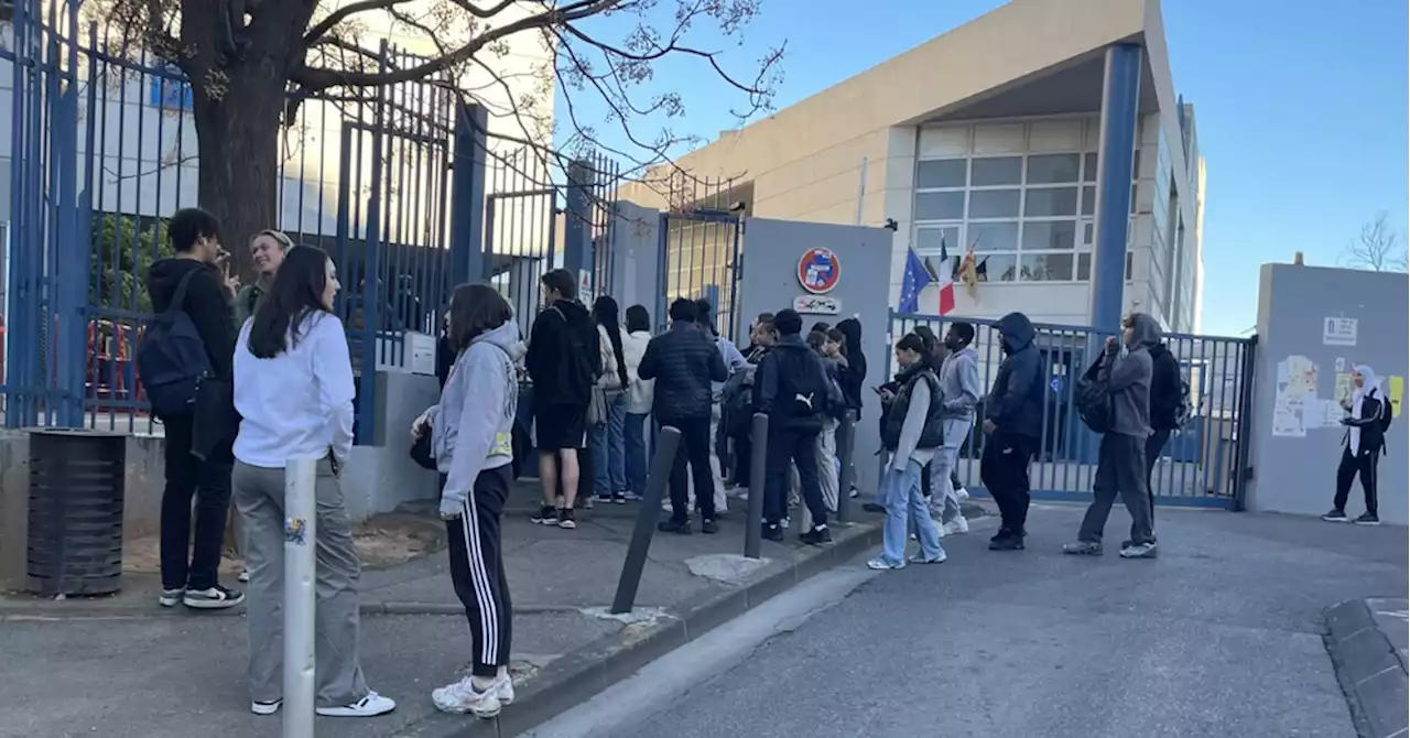 Réforme des retraites - Marseille : échec du blocus au lycée Saint-Charles