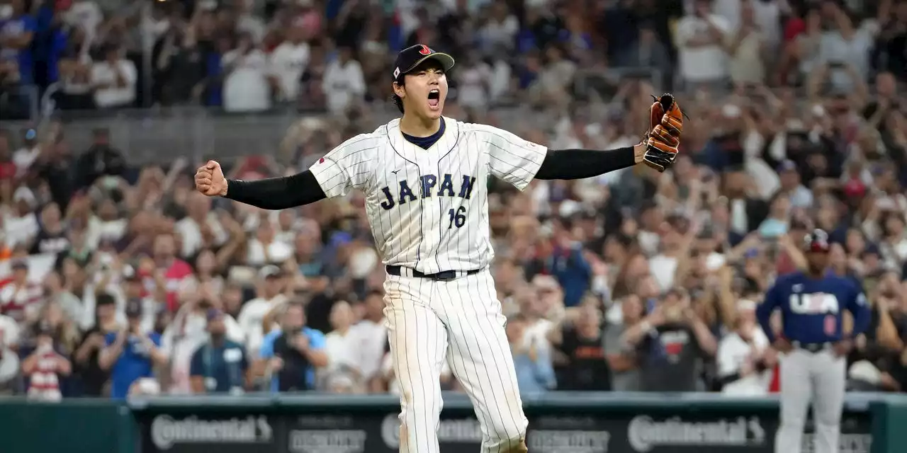 Ohtani fans Trout as Japan beats U.S., 3-2, to win World Baseball Championship