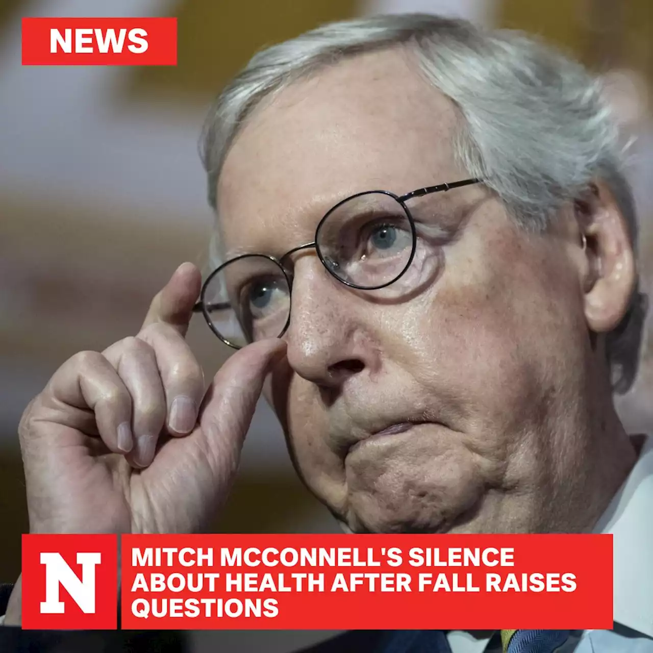 Mitch McConnell's silence about health after fall raises questions