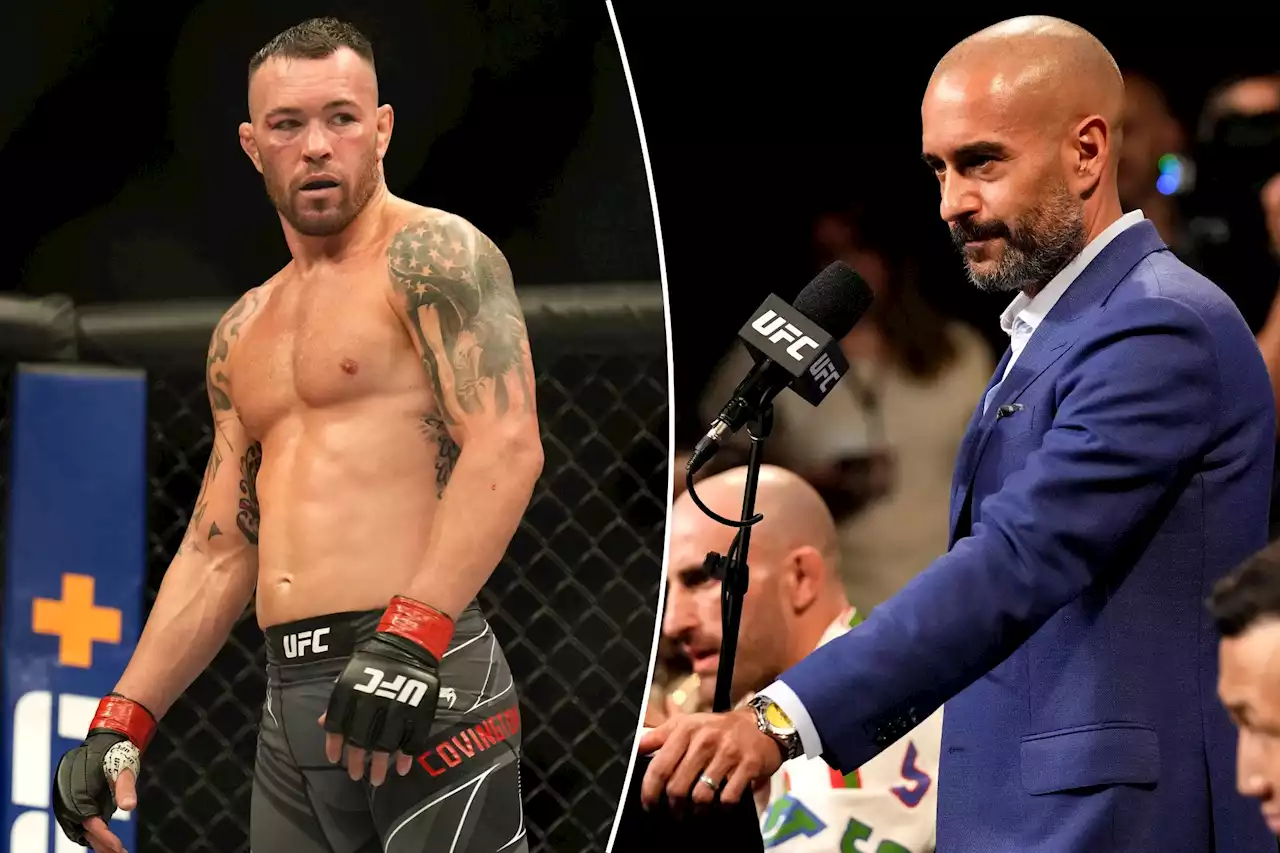 Colby Covington fumes at UFC announcer: ‘Don’t want your kids to grow up without a dad’