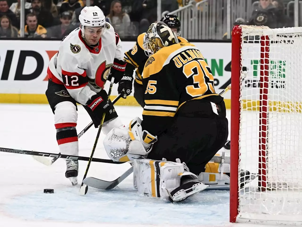 GARRIOCH: Effort is there, but Senators come up short against Ullmark and the Bruins