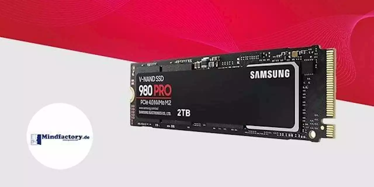 Samsung 980 Pro 2 TB: PS5-kompatible SSD günstiger als je zuvor